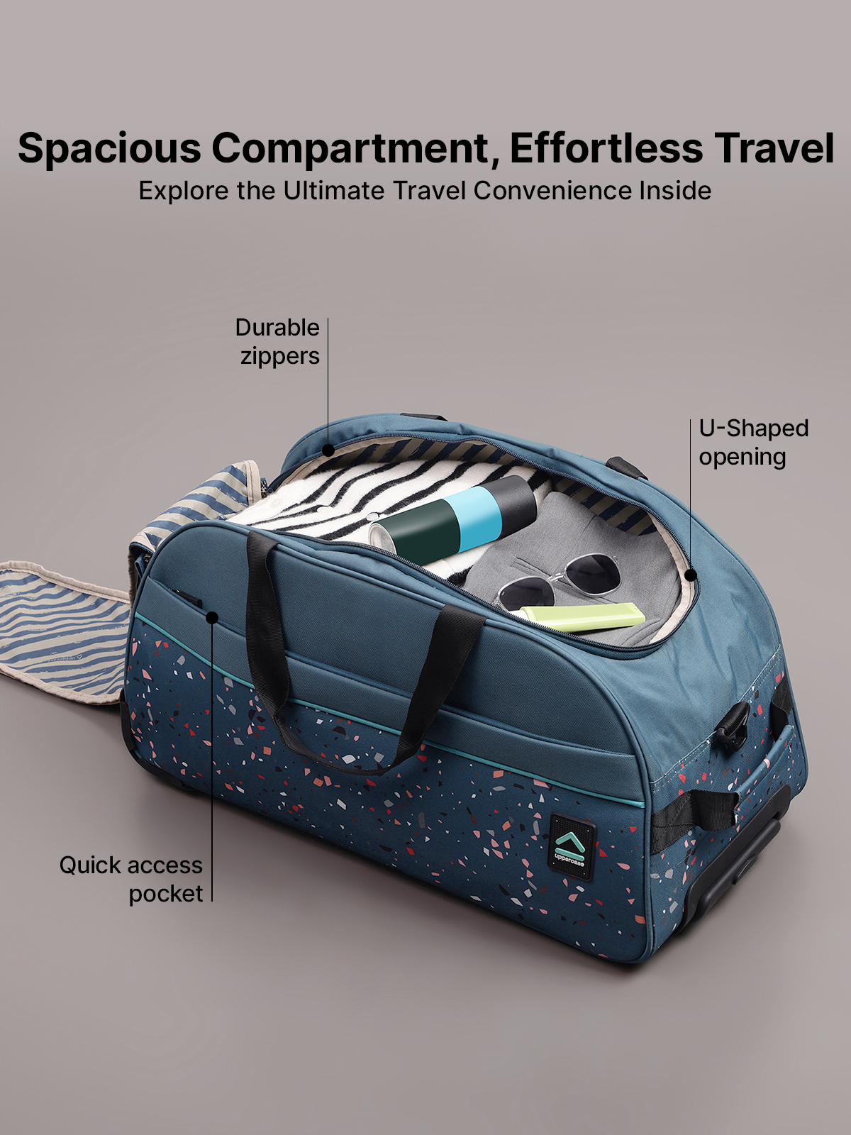 Uppercase Terra Duffle Trolley - Luggage Lounge